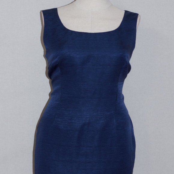 Adrianna Papell Silk Linen Dress - Picture 5 of 11